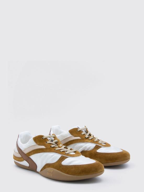 26SS 미우미우 스니커즈 5E428EFA00571L F0TBK Brown - MIU MIU