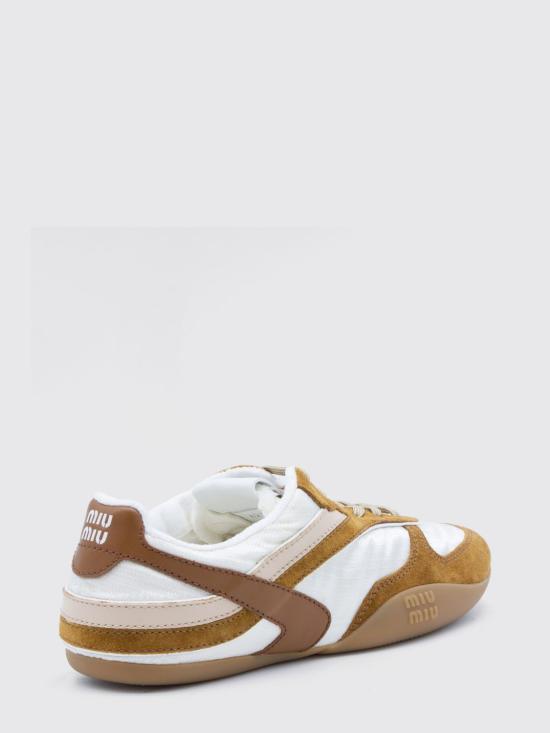 26SS 미우미우 스니커즈 5E428EFA00571L F0TBK Brown - MIU MIU
