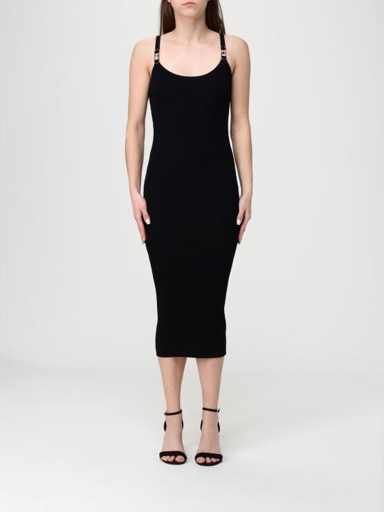 26SS 저스트까발리 롱 원피스 80PAOM11CMH51 899 Black