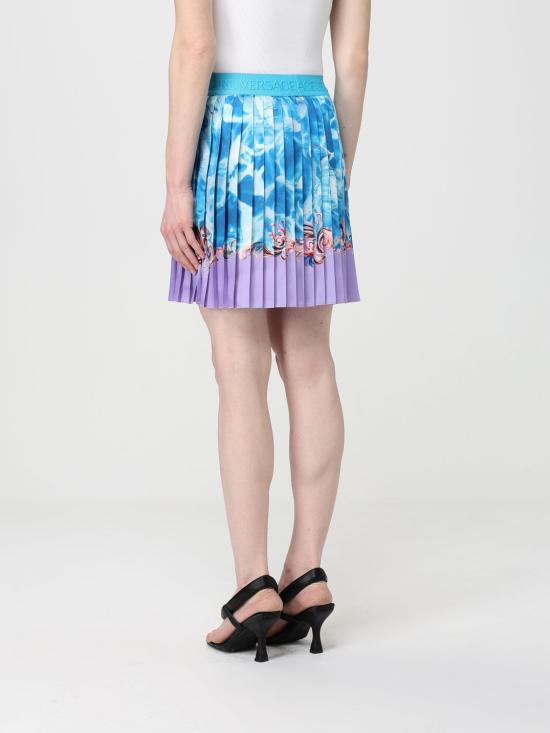 26SS 베르사체 숏 스커트 80HAE8P0NS805 203 Blue - VERSACE