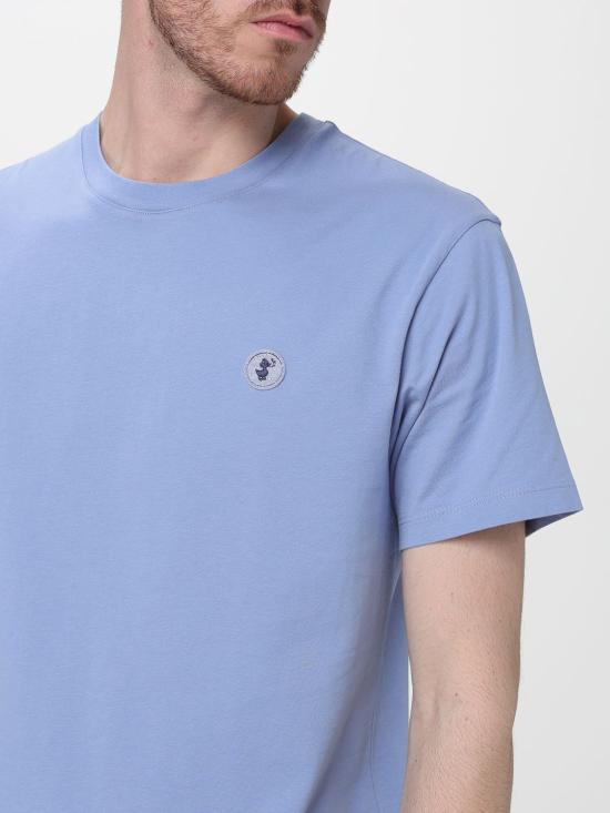 26SS 세이브더덕 반팔 티셔츠 DT1194MADELMAR 90072 Gnawed Blue - SAVE THE DUCK