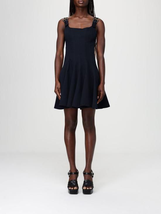 26SS 베르사체 롱 원피스 80HAO909N0715 899 Black