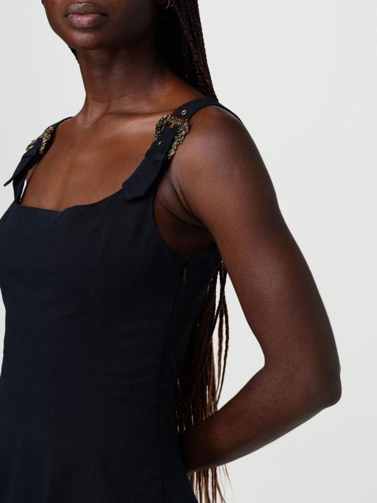 26SS 베르사체 롱 원피스 80HAO909N0715 899 Black - VERSACE