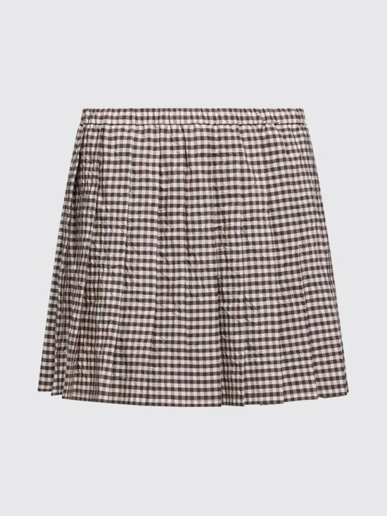 26SS 몽클레어 숏 스커트 L10932D00020599DI F02 Brown