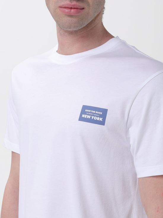 26SS 세이브더덕 반팔 티셔츠 DT2804MFORD 00000 White - SAVE THE DUCK