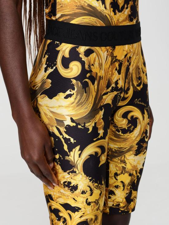 26SS 베르사체 레깅스 80HAC106JS532 G89 Black - VERSACE