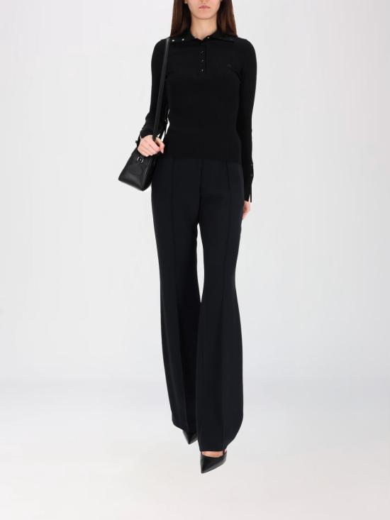 25FW 쿠레쥬 폴로 티셔츠 325MPO051FI0001 9999 Black - COURREGES