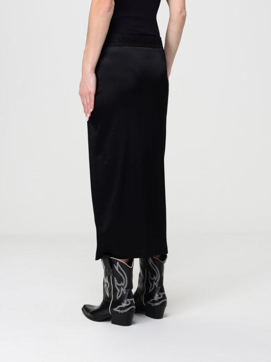 26SS 베르사체 롱 스커트 80HAE806N0640 899 Black - VERSACE