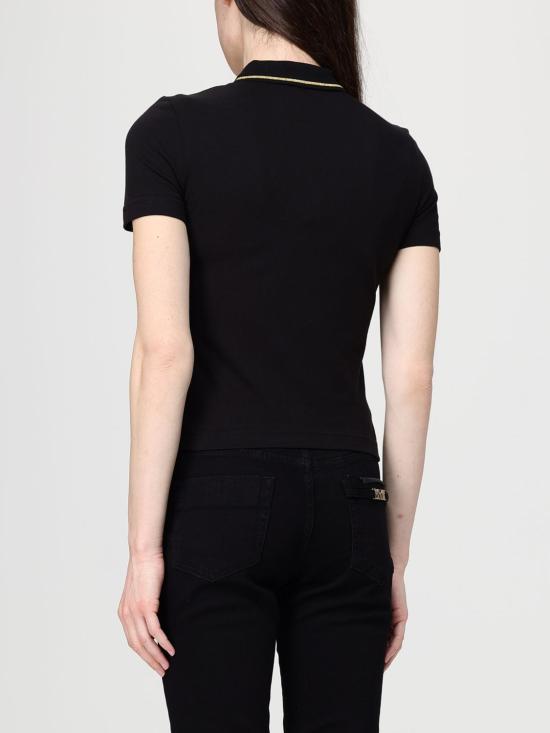 26SS 베르사체 폴로 티셔츠 80HAGT02CJ01T G89 Black - VERSACE