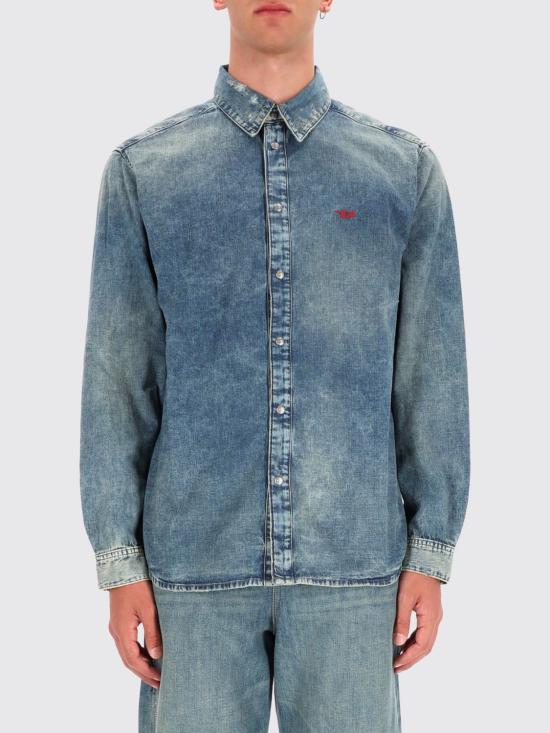 25FW 디젤 데님 셔츠 A03534068TL 01 Denim