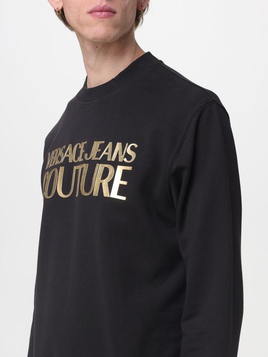 26SS 베르사체 긴팔 티셔츠 80GAIT00CF01T G89 Black - VERSACE