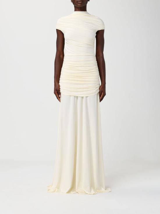 26SS 셀프 포트레이트 롱 원피스 SS26167XY Yellow