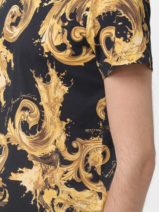 26SS 베르사체 반팔 티셔츠 80GAH6S0JS543 G89 Black - VERSACE