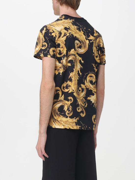 26SS 베르사체 반팔 티셔츠 80GAH6S0JS543 G89 Black - VERSACE