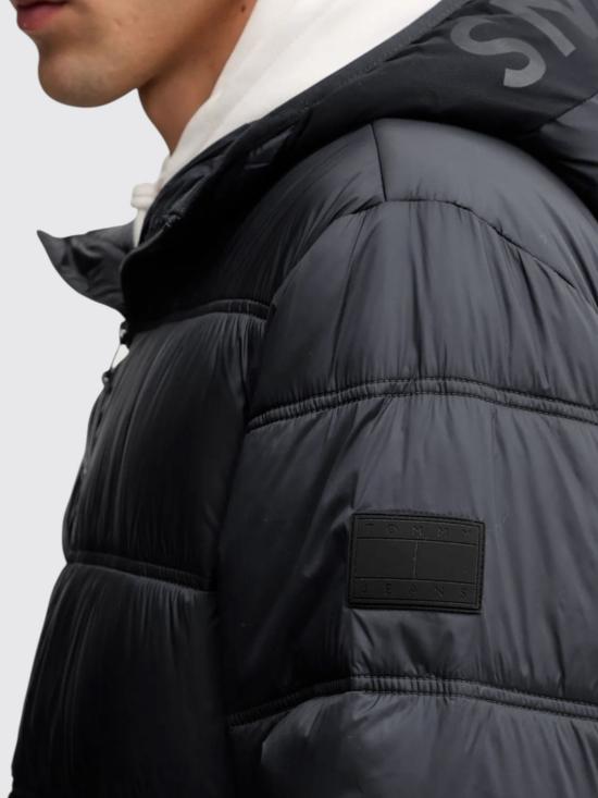 25FW 토미진 코트 DM0DM22044 BDS Black - TOMMY JEANS