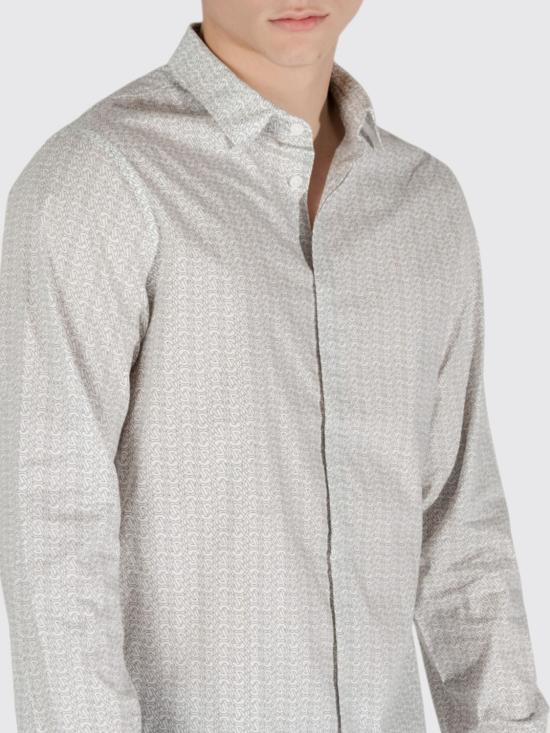 26SS 알마니 긴팔 셔츠 XM000625AF13184 F0028 Yellow Cream - ARMANI