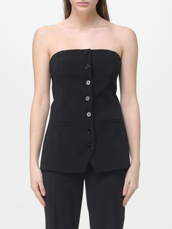 26SS 파트리지아페페 탑 8C0840A6F5 K103 Black