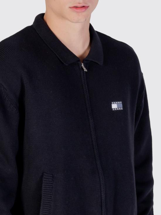 25FW 토미진 스웨터 DM0DM22106 BDS Black - TOMMY JEANS