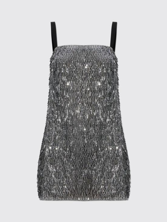 25FW 돌체앤가바나 롱 원피스 F60FNZFLSL5 S0998 Silver - DOLCE & GABBANA