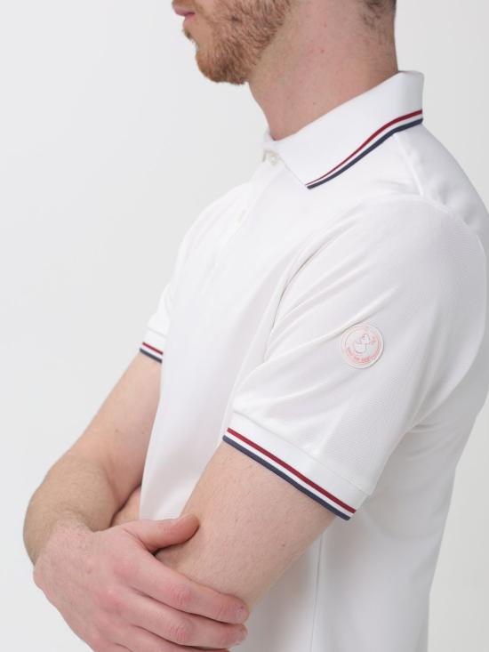 26SS 세이브더덕 폴로 티셔츠 DR0136MHARI 00002 White - SAVE THE DUCK