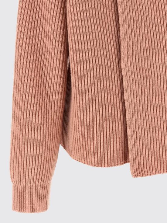 25FW 질샌더 립 크루넥 스웨터 J02GP0223J14737 660 Pink - JIL SANDER