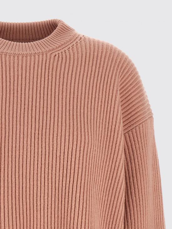 25FW 질샌더 립 크루넥 스웨터 J02GP0223J14737 660 Pink - JIL SANDER