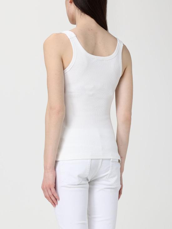 26SS 베르사체 탑 80HAM619J0198 039 White - VERSACE