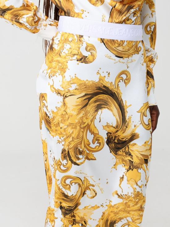 26SS 베르사체 롱 스커트 80HAE806NS820 G03 White - VERSACE