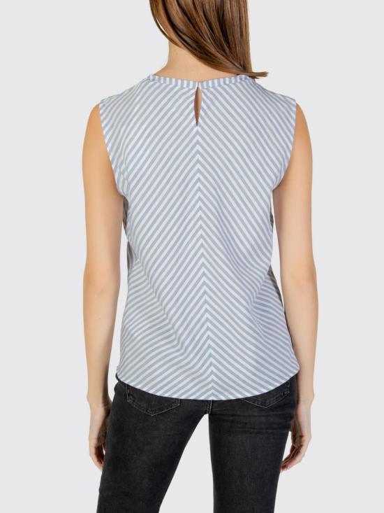 25FW 토미진 탑 WW0WW44554 OFF Sky Blue - TOMMY JEANS