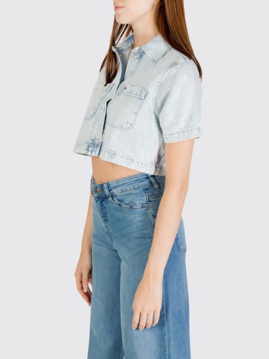 25FW 타미힐피거 셔츠 DW0DW21072 1AB Denim - TOMMY HILFIGER