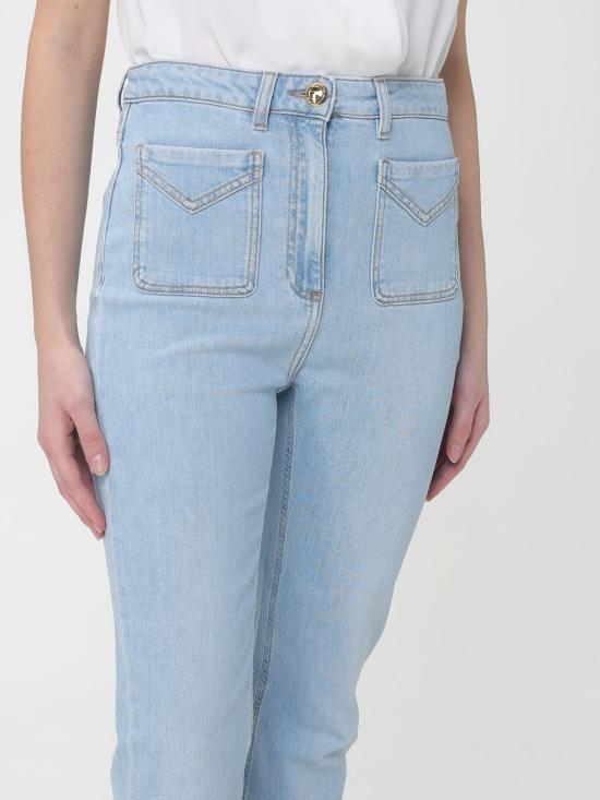 26SS 엘리자베타프랜치 데님 팬츠 PJ24N61E2 192 Blue - ELISABETTA FRANCHI