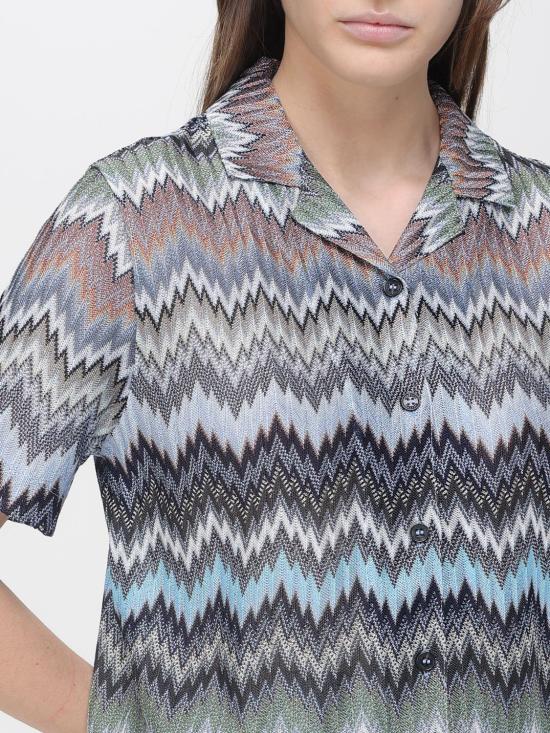 26SS 미소니 셔츠 DS26SJ03BR014T S91RM Multicolor - MISSONI