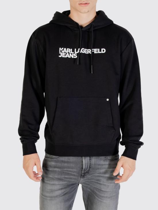 25FW 칼라거펠트 긴팔 티셔츠 A2M20049 999 Black