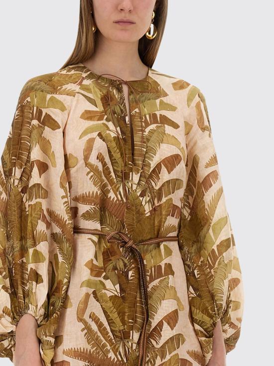 25FW 짐머만 롱 원피스 3709DSS253 GRPM Green - ZIMMERMANN