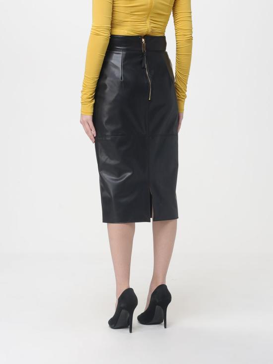 26SS 엘리자베타프랜치 미디 스커트 GO16361E2 110 Black - ELISABETTA FRANCHI