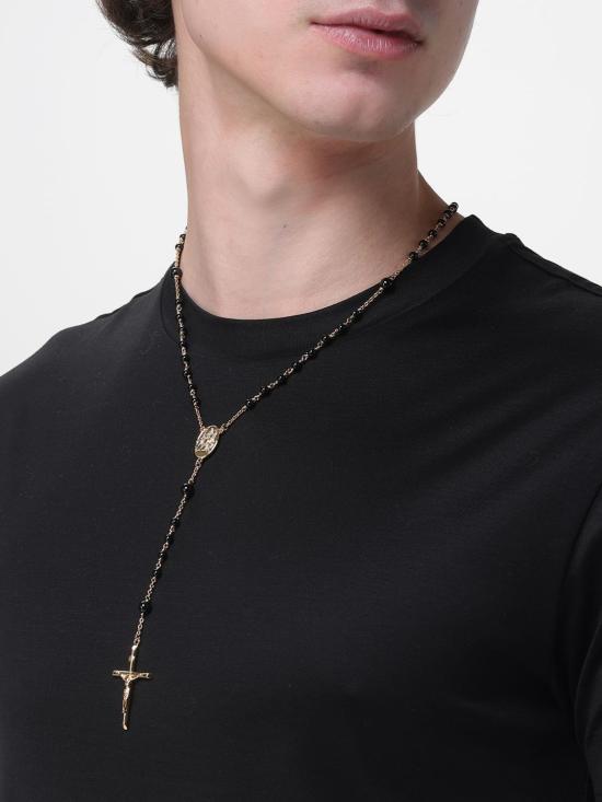 26SS 돌체앤가바나 네크리스 WNP7S2W1111 N0011 Black - DOLCE & GABBANA