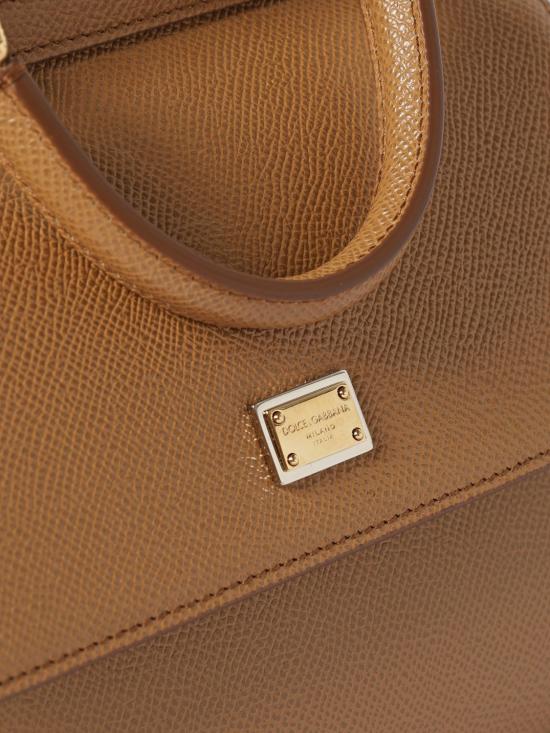26SS 돌체앤가바나 미디움 시실리 핸드백 BB6003B1001 8M417 Brown - DOLCE & GABBANA