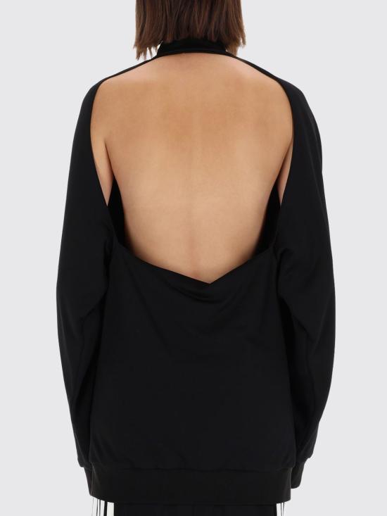 25FW 발렌시아가 트랙수트 컷아웃 드레스 838779TMV15 1000 Black - BALENCIAGA