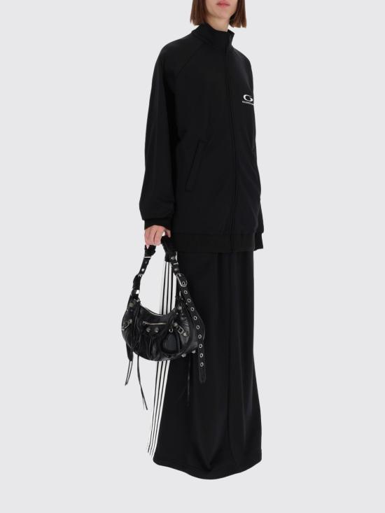 25FW 발렌시아가 트랙수트 컷아웃 드레스 838779TMV15 1000 Black - BALENCIAGA