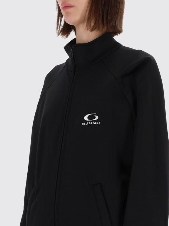 25FW 발렌시아가 트랙수트 컷아웃 드레스 838779TMV15 1000 Black - BALENCIAGA