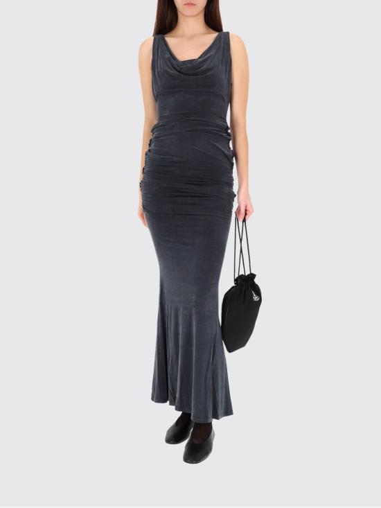 25FW 비비안웨스트우드 롱 원피스 1102001AJ008E N401 Black - VIVIENNE WESTWOOD