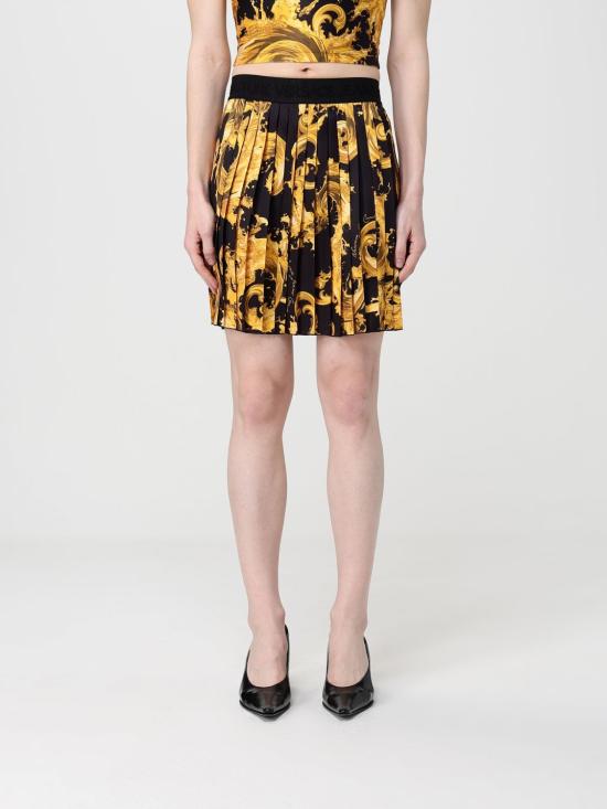 26SS 베르사체 숏 스커트 80HAE820NS834 G89 Black