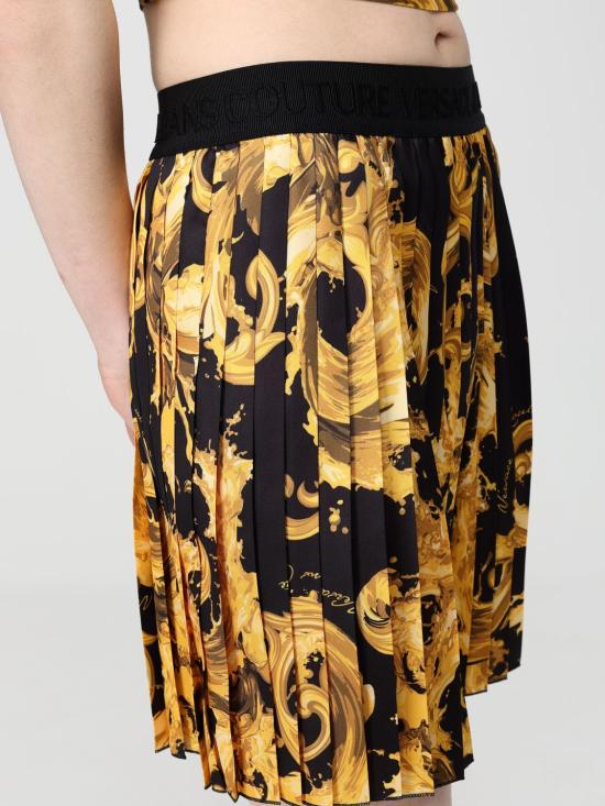 26SS 베르사체 숏 스커트 80HAE820NS834 G89 Black - VERSACE