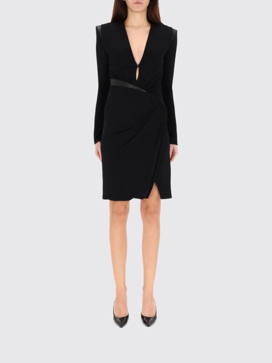 25FW 베르사체 롱 원피스 10216231A14475 1B000 Black