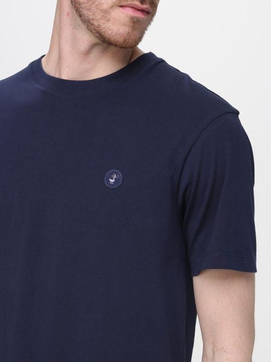 26SS 세이브더덕 반팔 티셔츠 DT1194MADELMAR 90000 Blue - SAVE THE DUCK