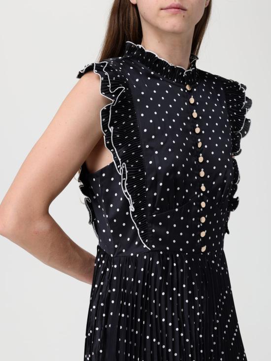 26SS 셀프 포트레이트 롱 원피스 SS26099XB Black - SELF PORTRAIT