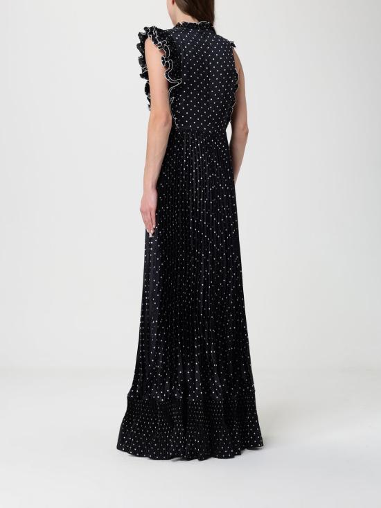 26SS 셀프 포트레이트 롱 원피스 SS26099XB Black - SELF PORTRAIT