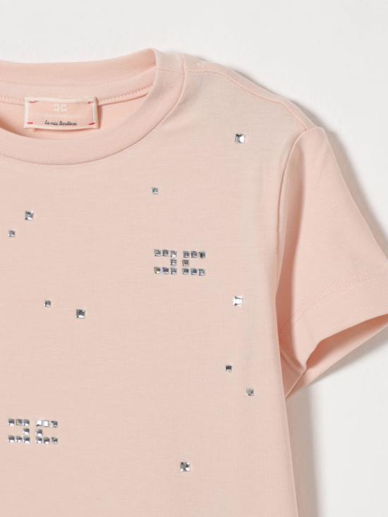 26SS [키즈] 엘리자베타프랜치 티셔츠 EGTS1120JE006 C135 Pink - ELISABETTA FRANCHI