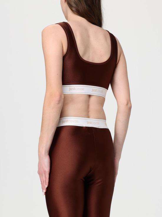 26SS 저스트까발리 탑 80PAM204J0108 709 Brown - JUST CAVALLI