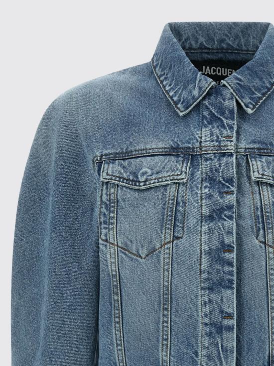 25FW 자크뮈스 데님 자켓 JAW00112AD00038 33C Blue - JACQUEMUS